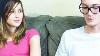 My cute stepsis wants to measure my cock