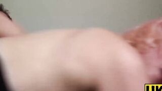 UKSubSluts.com - Misha Mayfair's pussy drilled hard on the sofa with excitement