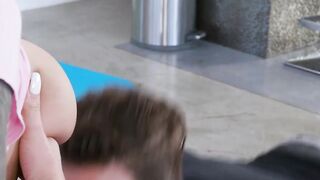 Adorable Karma RX gags on cock and gets fucked so hard