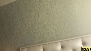 Stunning Victoria Pure submits to maledoms anal pounding