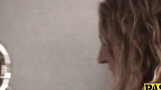 Filthy UK babe rough domination and vibrator penetration