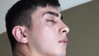 Adorable twink Dan begs me to fuck him and spray my cum on his mouth