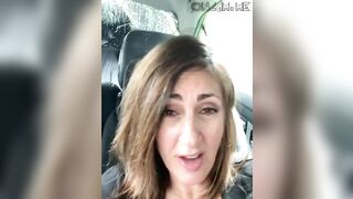 Hispanic cougar inside Vehicle