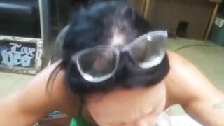 Ashley Nicole Cox and Xmanhammerx getting his penis blown