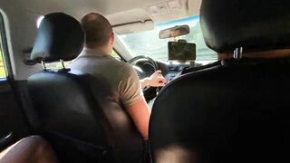 Part one: We picked up the bimbos on the way to the sea, and played a little sexsual along the way.... Katty West and Oliver Strelly