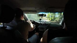 Part one: We picked up the bimbos on the way to the sea, and played a little sexsual along the way.... Katty West and Oliver Strelly