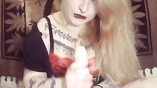 I jerk you off while I smile