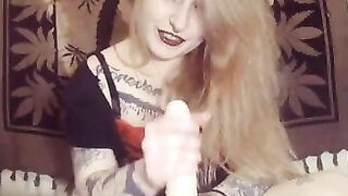 I jerk you off while I smile