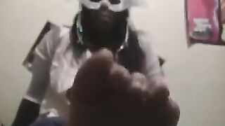 Huge African Size 10 Toes Socks And Soles