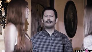 Big Boobed barely legal babysitter Gabbie Carter idolized by the twisted parents