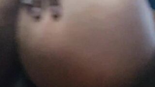 married having sex into the vehicle and cumming on the long cock