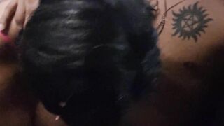 married having sex into the vehicle and cumming on the long cock