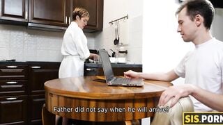 SISPORN. Love has slow sexual sex with her stepbrother