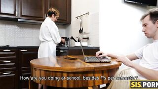 SISPORN. Love has slow sexual sex with her stepbrother