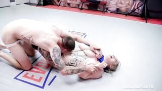 Kaiia Eve Wrestles Cody Carter And Takes Dick Hardcore