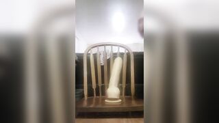 Having Fun with my dildo