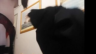 Pure learns to masturbate and suck