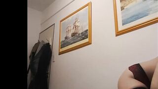 Pure learns to masturbate and suck