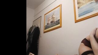 Pure learns to masturbate and suck