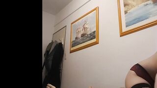 Pure learns to masturbate and suck