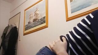 Pure learns to masturbate and suck