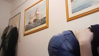 Pure learns to masturbate and suck