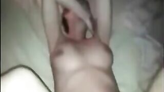 Lusty pregnant women's hubby won't screwed her, meets a bbw