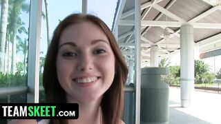 Goddess Red Head Pornstar Riding Fan’s Huge Meat