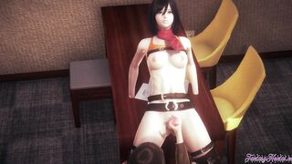 Attack on titans Animated Futanari - Mikasa Futanari x Sasha best Cartoon Sex [blowjob, hand job, boned...] - Japanese chinese manga animated game porn animation