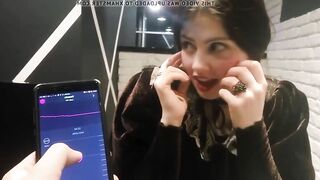 Vibrating Underwear inside a Restaurant