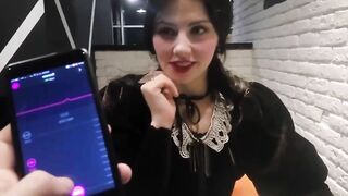 Vibrating Underwear inside a Restaurant