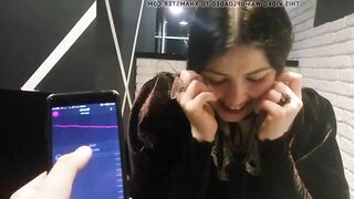 Vibrating Underwear inside a Restaurant