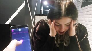 Vibrating Underwear inside a Restaurant