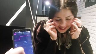 Vibrating Underwear inside a Restaurant