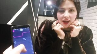 Vibrating Underwear inside a Restaurant
