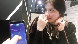 Vibrating Underwear inside a Restaurant