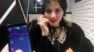 Vibrating Underwear inside a Restaurant