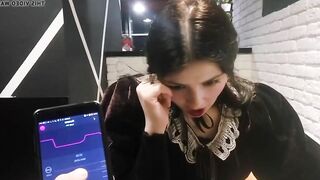 Vibrating Underwear inside a Restaurant