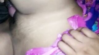 Village lovers have sex