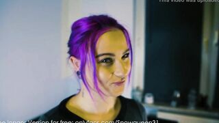 Blue eyed crazy hot Cutie teeny mistress blows my penis and screams while fucking