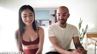 ADULT TIME - Pornstar Lovers Avery African and Oliver Davis Have REAL SEX On Camera!