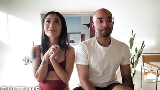 ADULT TIME - Pornstar Lovers Avery African and Oliver Davis Have REAL SEX On Camera!