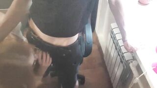 They gathered the Audience because of a Noisy Plowed at the Window | PussyKageLove