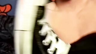 Hot straight guy Gauge shares his cum load in front of the camera