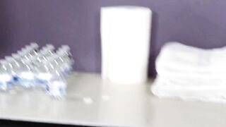 CentralFisting.com - Mature gay assists his young lover to a powerful cum with fistin