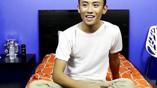 BoyObsession.com - Ty Neiman's adorable blond asian twink jerking off fun
