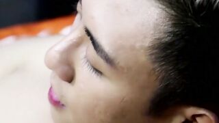BoyObsession.com - Ty Neiman's adorable blond asian twink jerking off fun