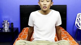 BoyObsession.com - Ty Neiman's adorable blond asian twink jerking off fun