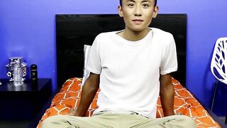 BoyObsession.com - Ty Neiman's adorable blond asian twink jerking off fun