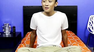 BoyObsession.com - Ty Neiman's adorable blond asian twink jerking off fun